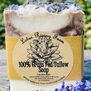 100% Grass Fed Tallow Lavender Soap