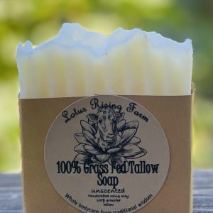 100% Grass Fed Tallow Unscented Soap