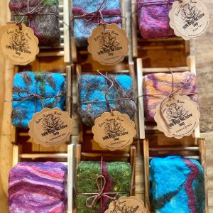 *** NEW***Felted Pine Tar tallow soap